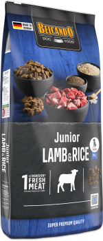 Belcando - Junior Lamb & Rice - Info 1 kg Tüten MHD 12.2025