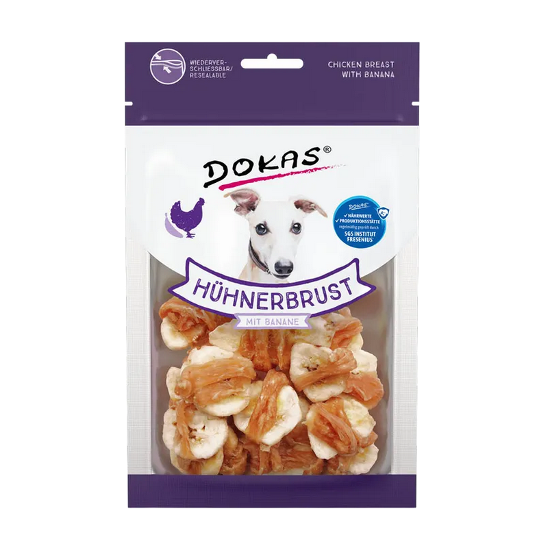 handel-reyhe.de - Dokas - Hhnerbrust mit Banane 70 g