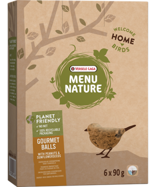 Versele Laga Gourmet Bälle mit Erdnüssen und Sonnenblumenkernen, ohne Netz